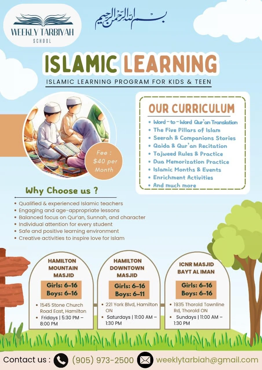 Weekly Tarbiyah School